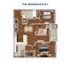The Briarwood B-1 Garden Apartment